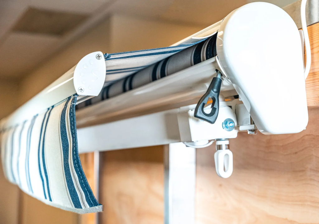 Retractable Awning, Motorized Awning, Power Shade, Awning, Sun Room, Deck Shading, LED Lights